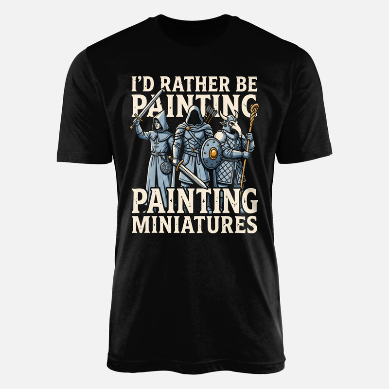 Magliette: Preferirei dipingere miniature
