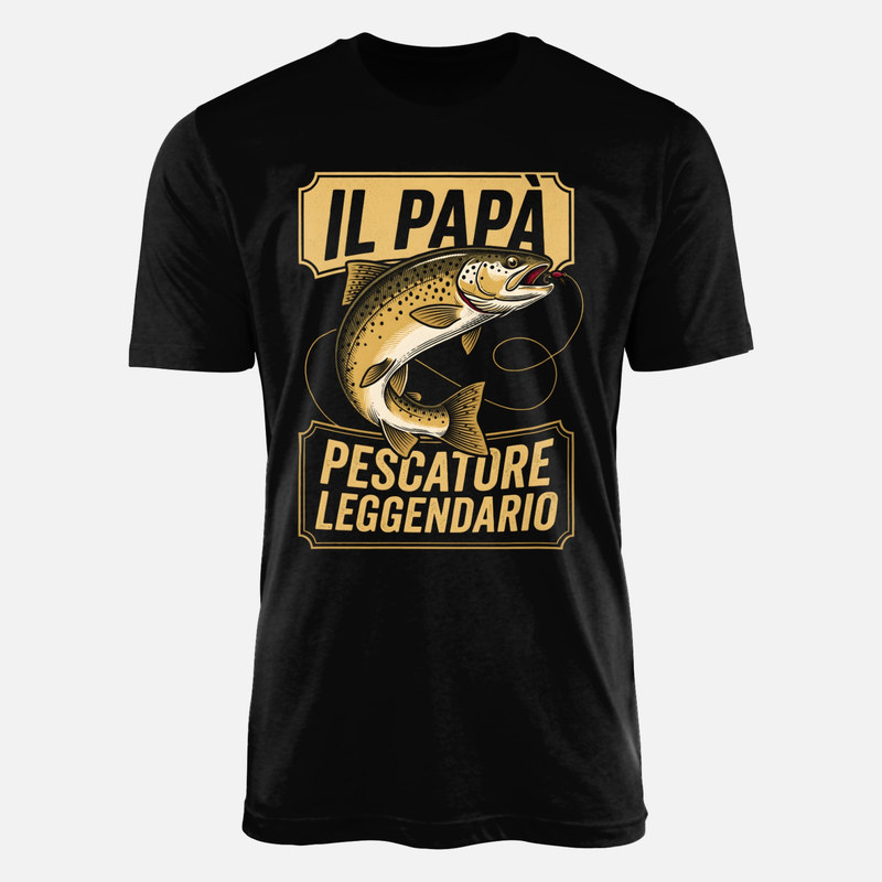 Magliette: Il pap&agrave; pescatore leggendario