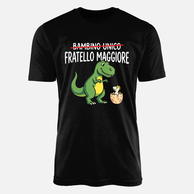 Magliette: Bambino unico fratello maggiore dinosauro