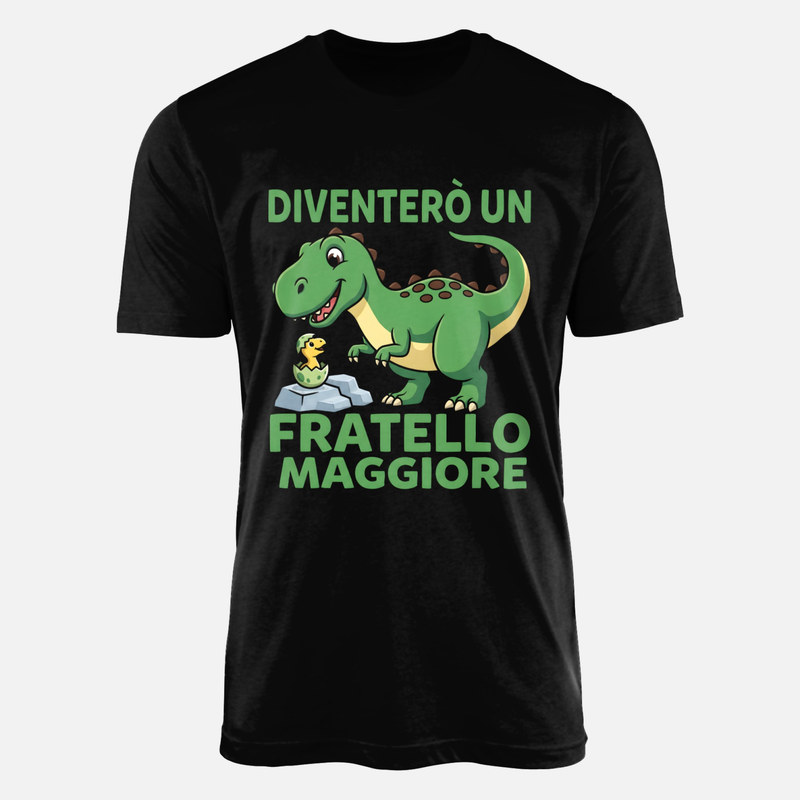 Magliette: Diventer&ograve; un fratello maggiore dinosauro