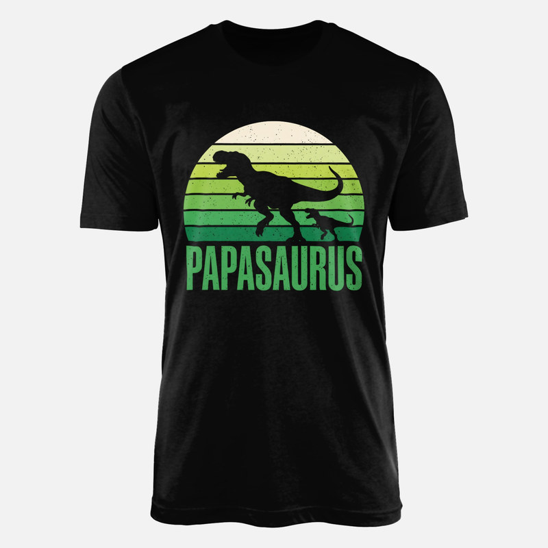 Magliette: Papasaurus con dinosauro padre e figlio