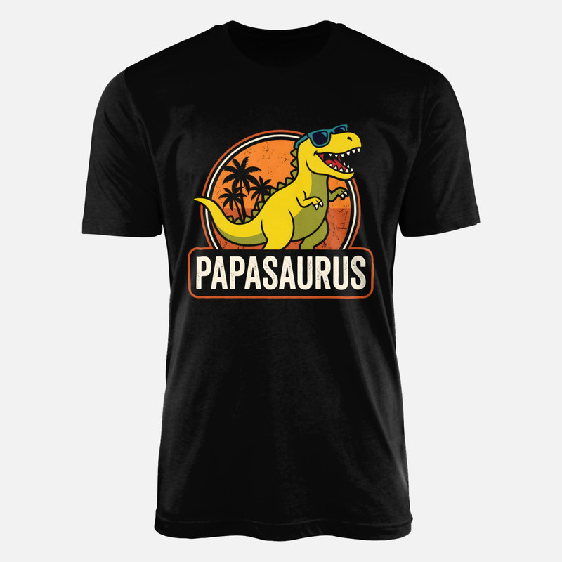 Magliette: Papasaurus T-Rex con occhiali da sole