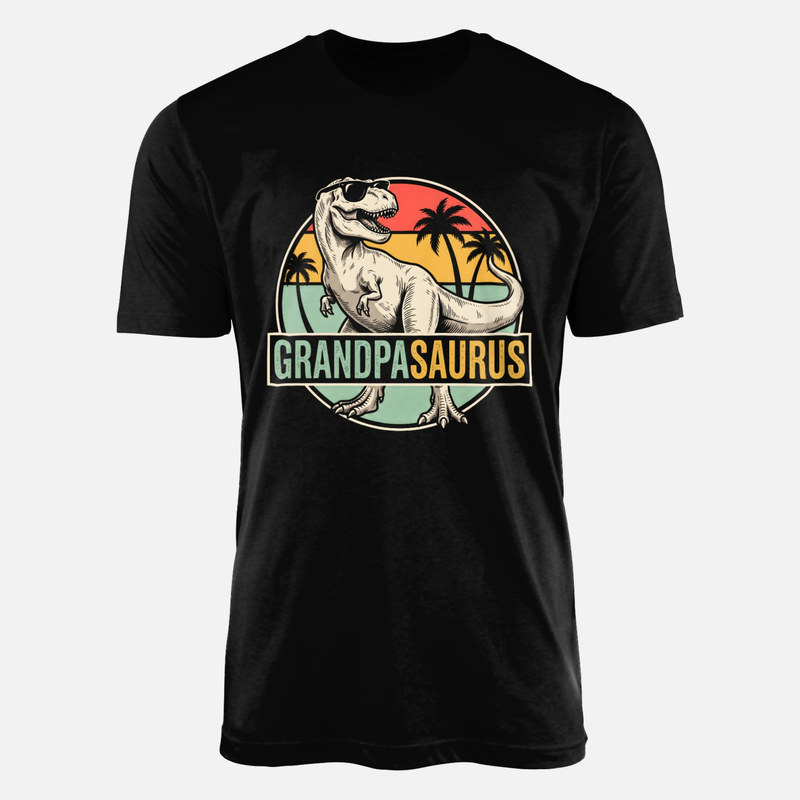 Magliette: Grandpasaurus t-rex nonno con occhiali