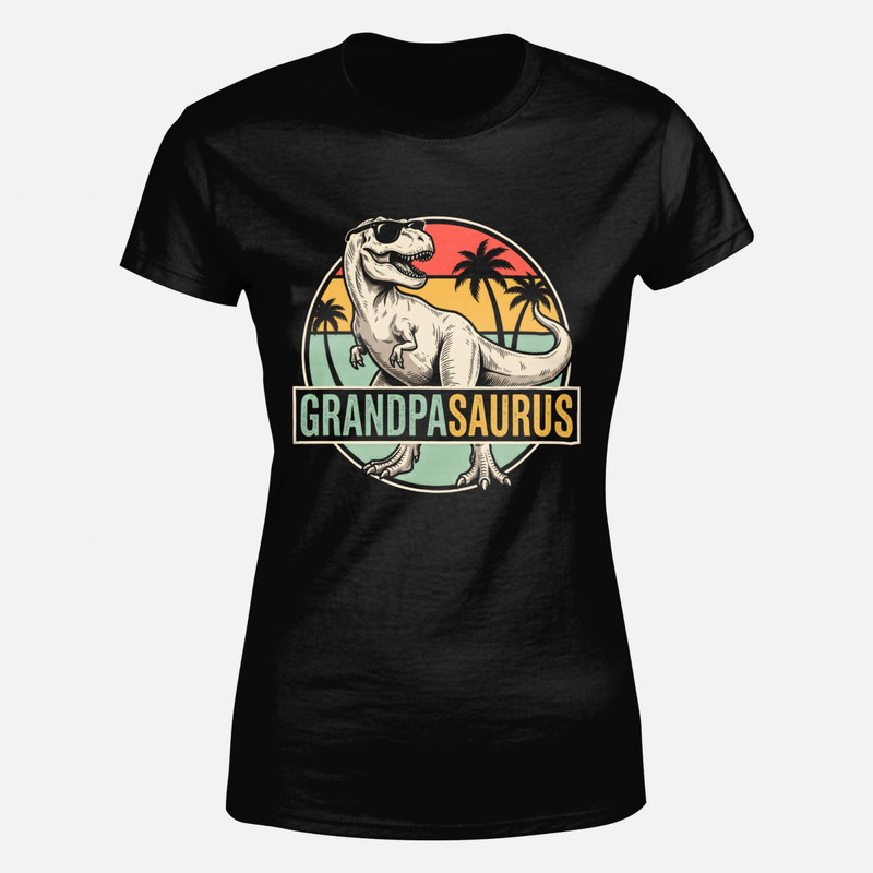 Magliette: Grandpasaurus t-rex nonno con occhiali