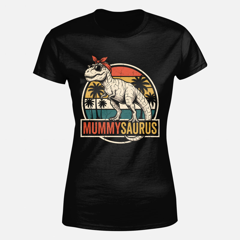 Magliette: Mummysaurus mamma T-Rex vintage