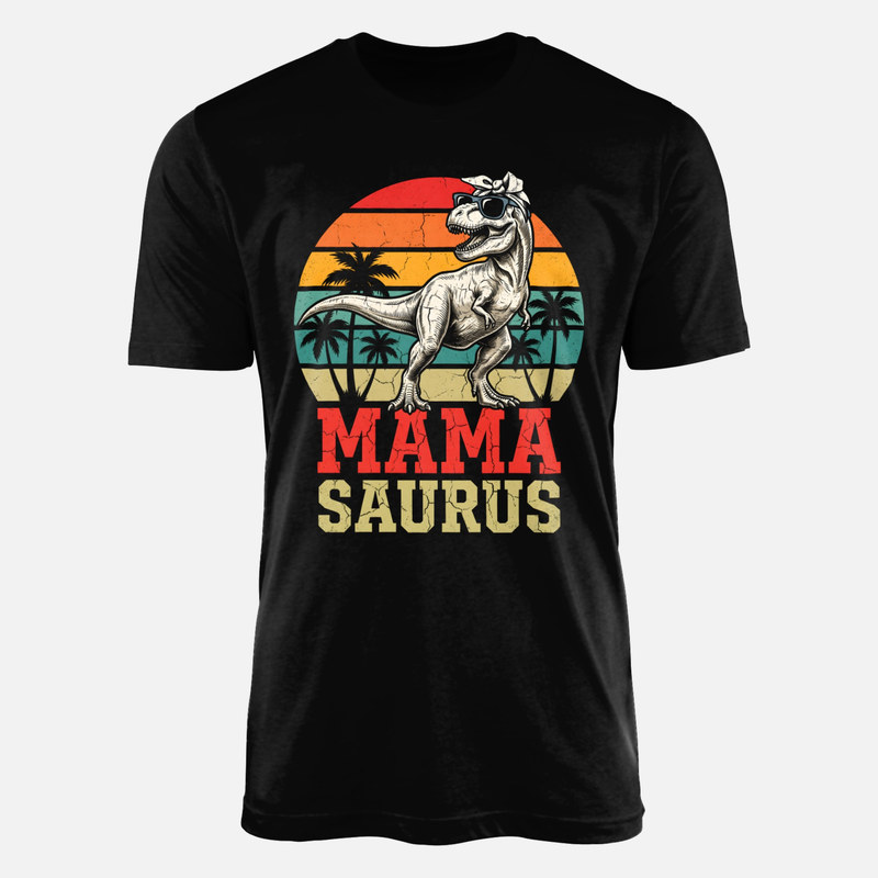 Magliette: Mamma saurus t-rex vintage