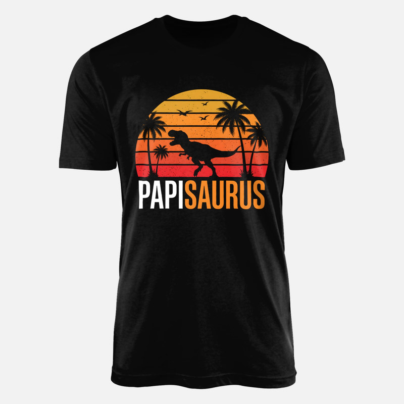 Magliette: Papisaurus tramonto retro