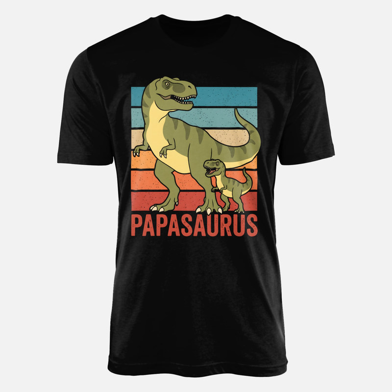 Magliette: Papasaurus con cucciolo vintage