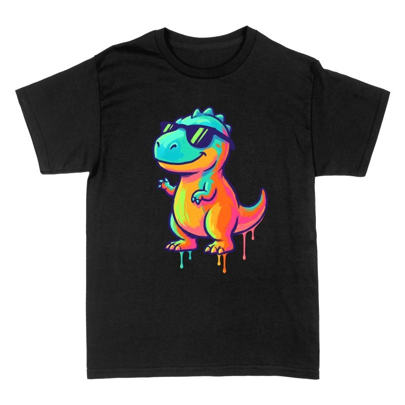 Magliette: T-Rex kawaii con occhiali da sole
