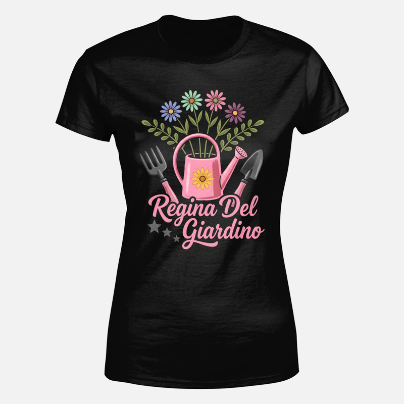 Magliette: Regina del giardino con annaffiatoio