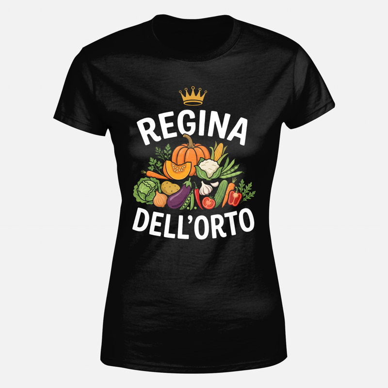 Magliette: Regina dell'orto con verdure
