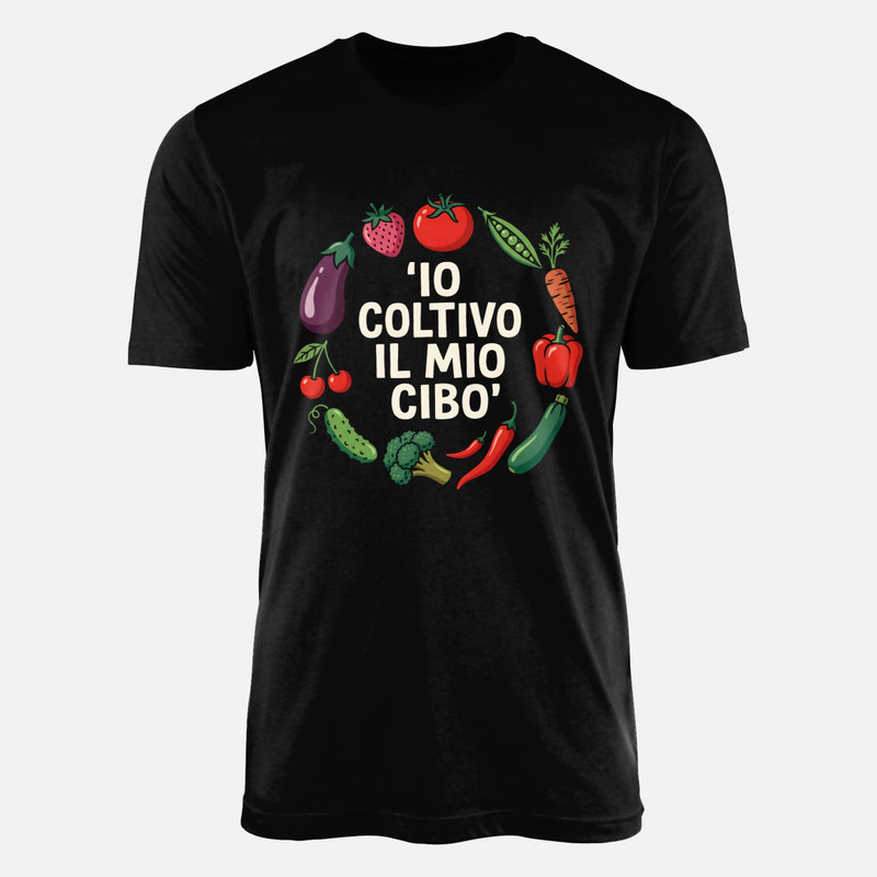 Magliette: Io coltivo il mio cibo