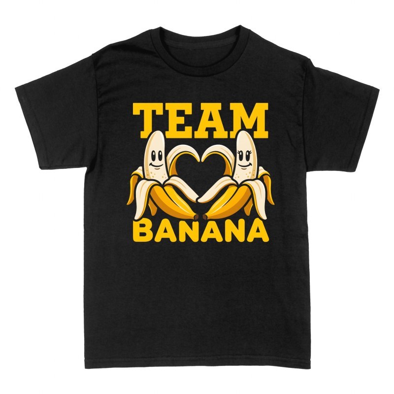 Magliette: Coppia di banane innamorate