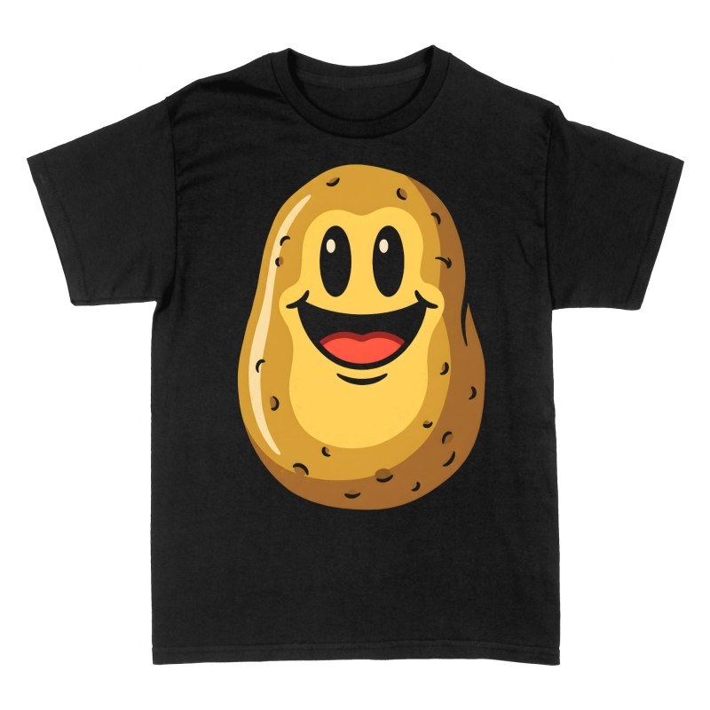 Magliette: Patata sorridente cartoon