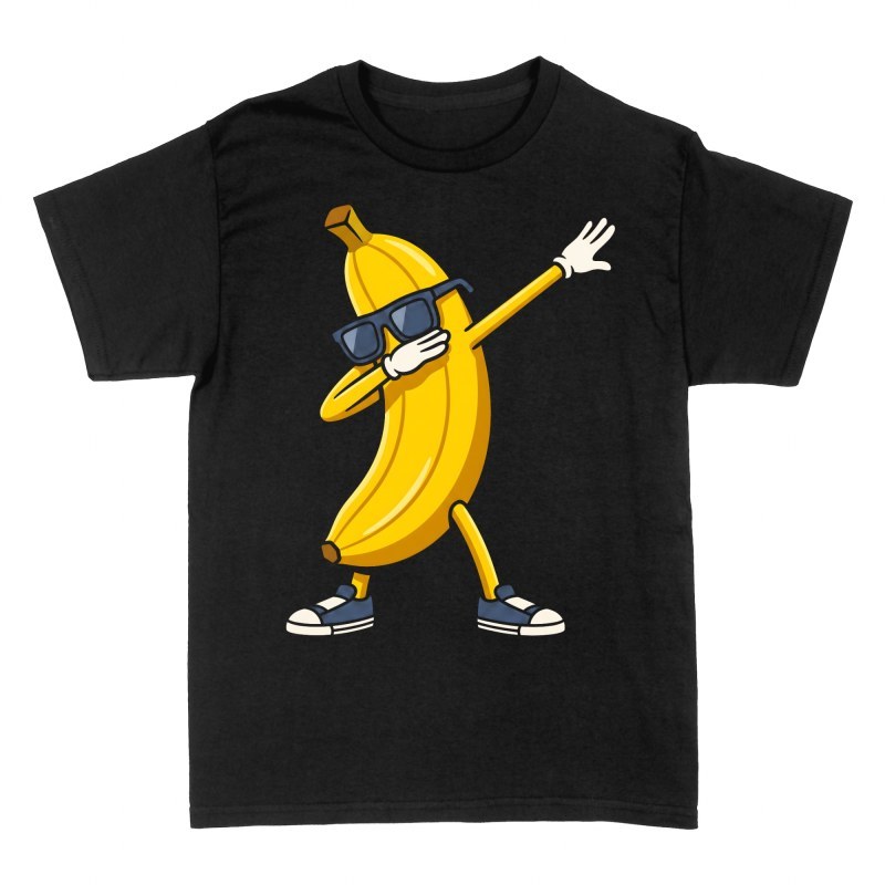 Magliette: Banana dab con occhiali da sole