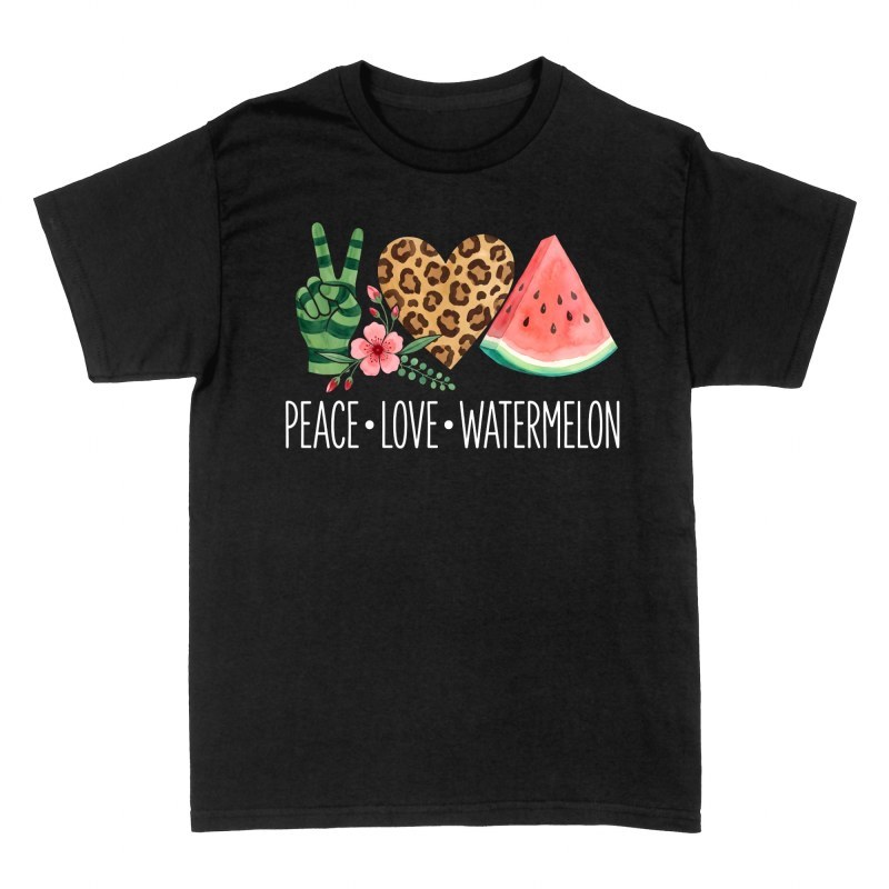 Magliette: Pace amore e anguria boho