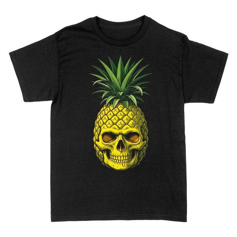 Magliette: Teschio ananas tropicale