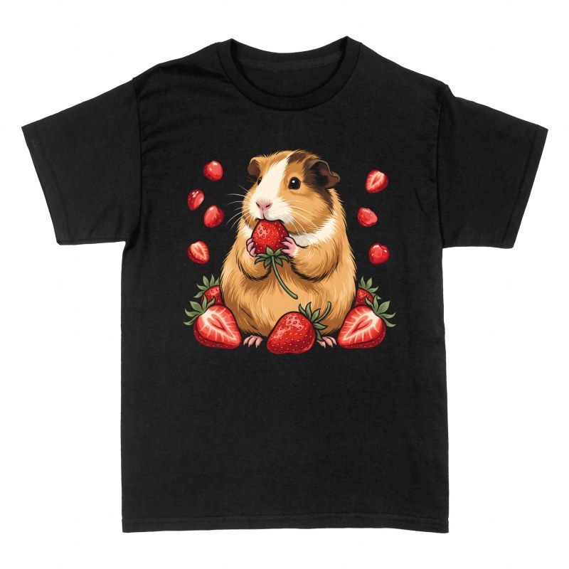 Magliette: Porcellino d'India con fragole