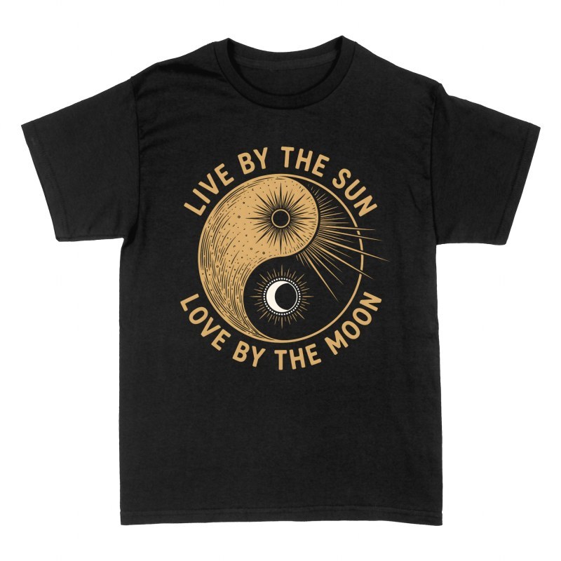 Magliette: Yin yang sole e luna