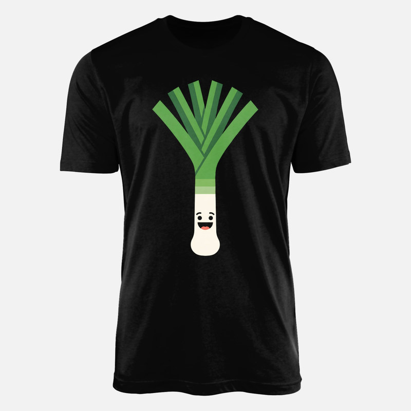 Magliette: Porro sorridente stile kawaii