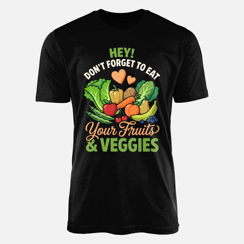Magliette: Mangia la tua frutta e verdura