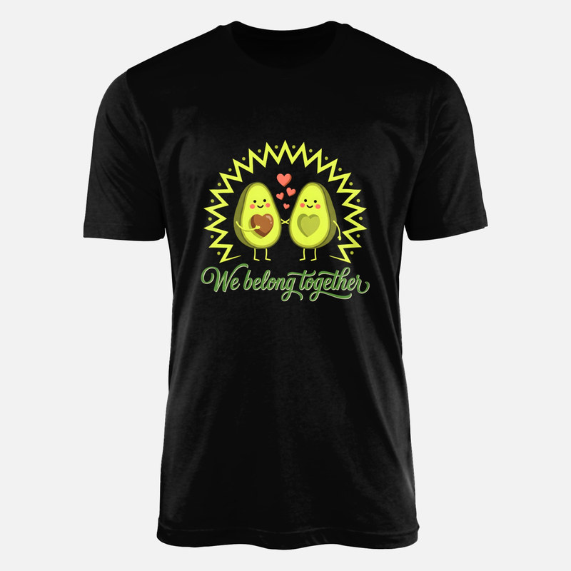 Magliette: Coppia di avocado innamorati