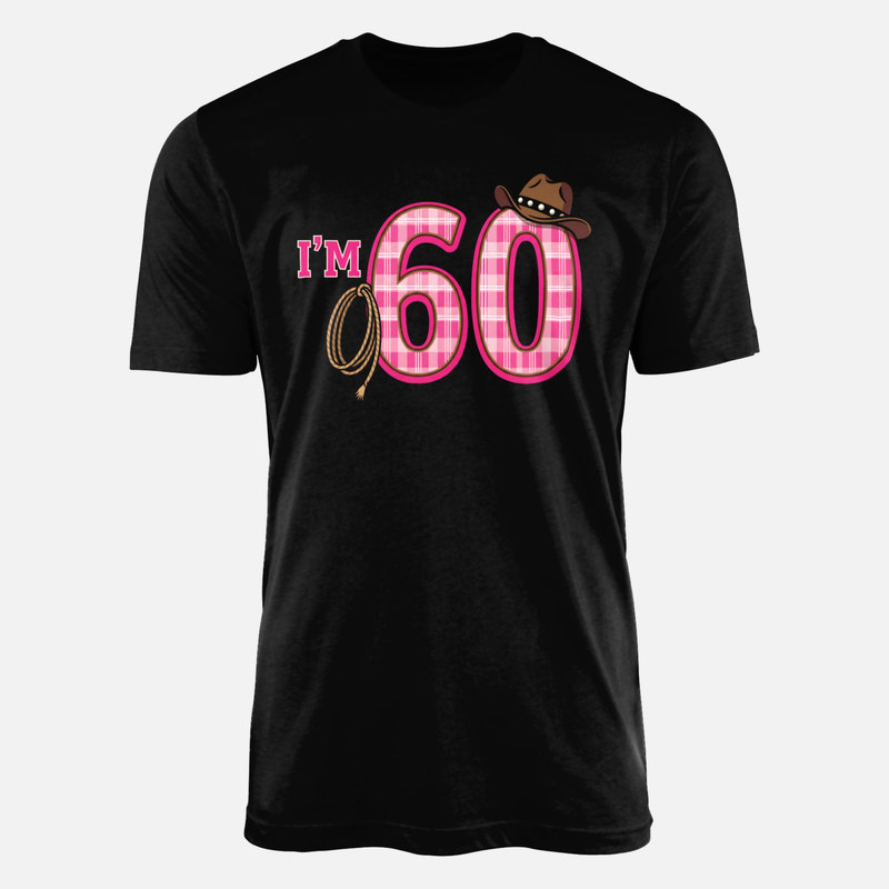 Magliette: 60 anni compleanno cowgirl western