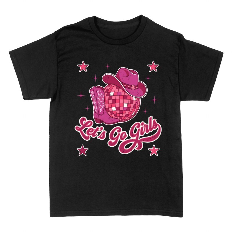 Magliette: Cowgirl disco fiesta rosa