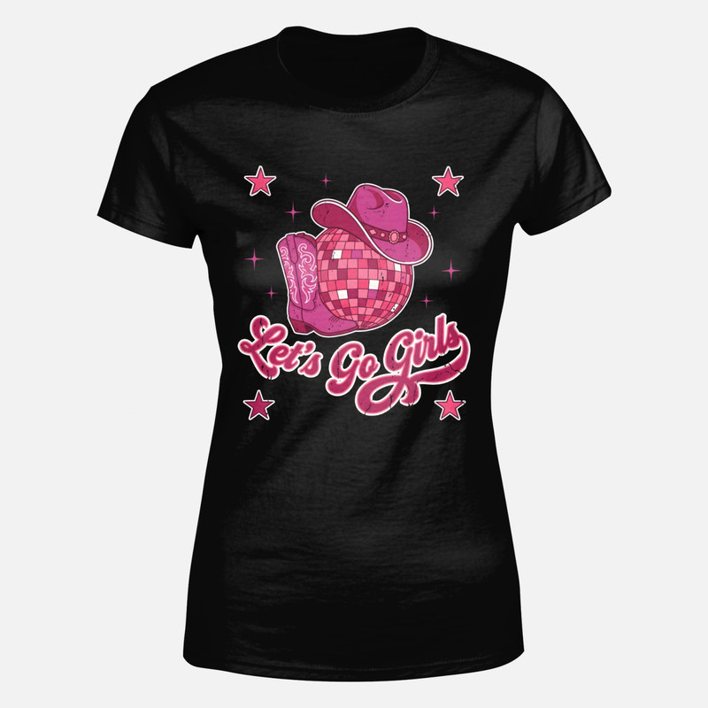 Magliette: Cowgirl disco fiesta rosa
