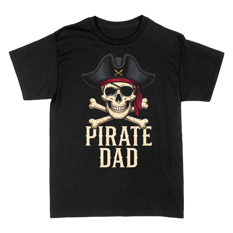 Magliette: Teschio pirata per pap&agrave;