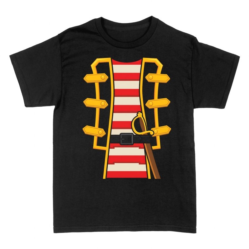 Magliette: Costume pirata con sciabola e righe