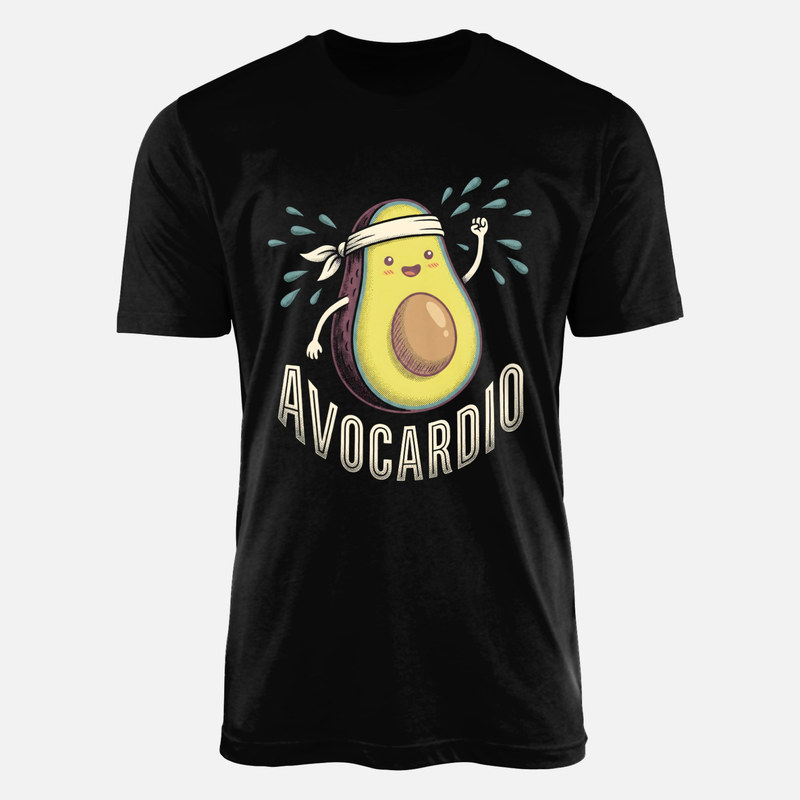 Magliette: Avocado che fa cardio