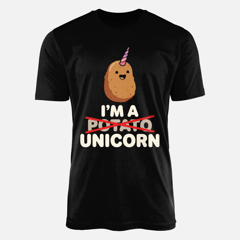 Magliette: Patata unicorno divertente
