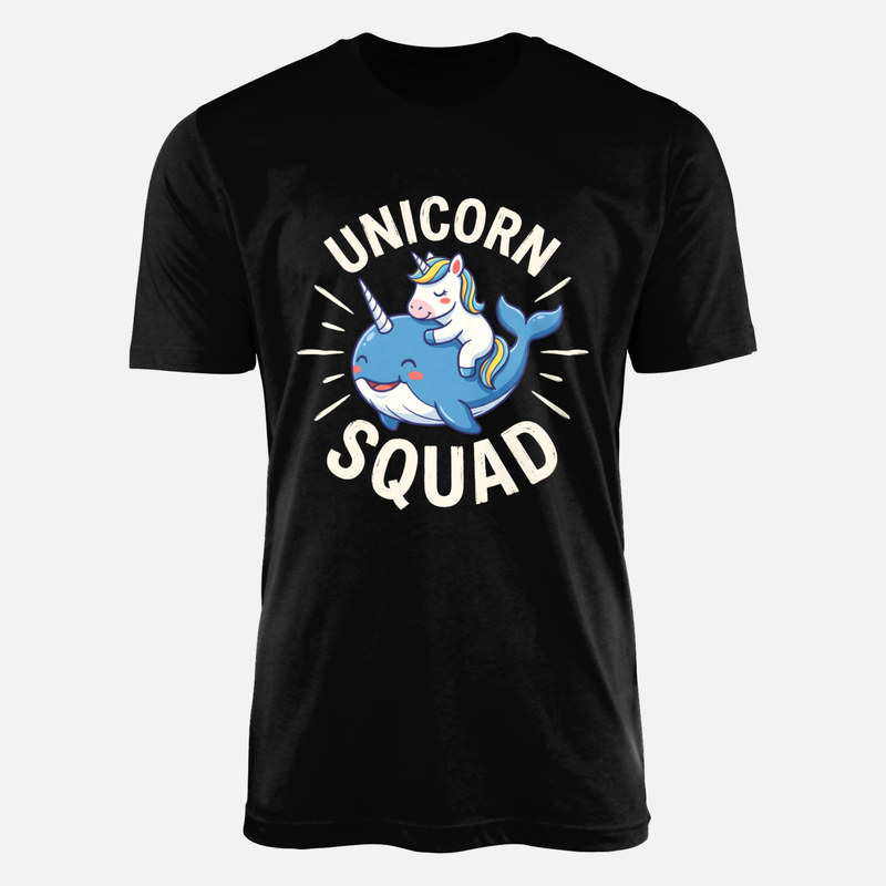 Magliette: Squadra unicorno e narvalo kawaii