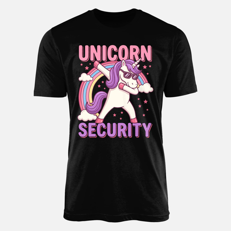Magliette: Unicorno dabbing con arcobaleno security