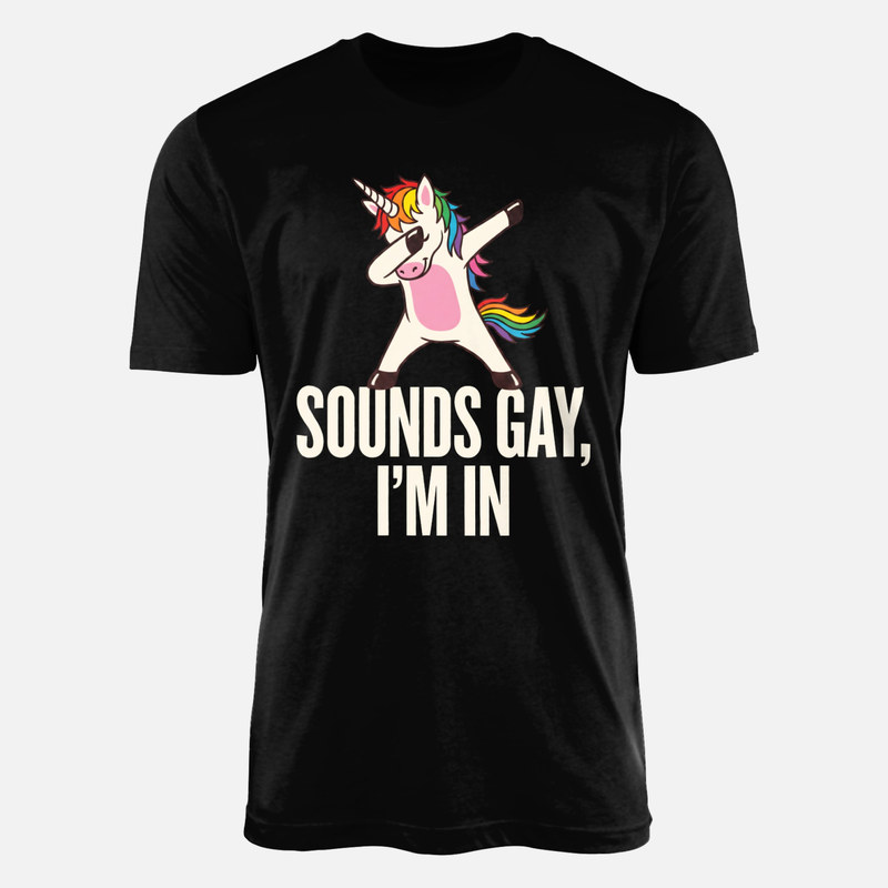 Magliette: Unicorno dabbing Sounds Gay I'm In