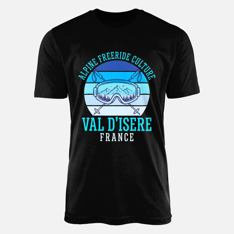 Magliette: Sci Val d'Isere freeride alpi