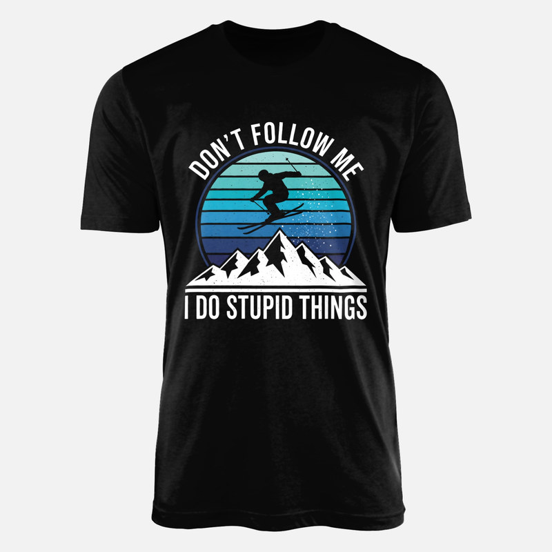 Magliette: Sciatore estremo don't follow me