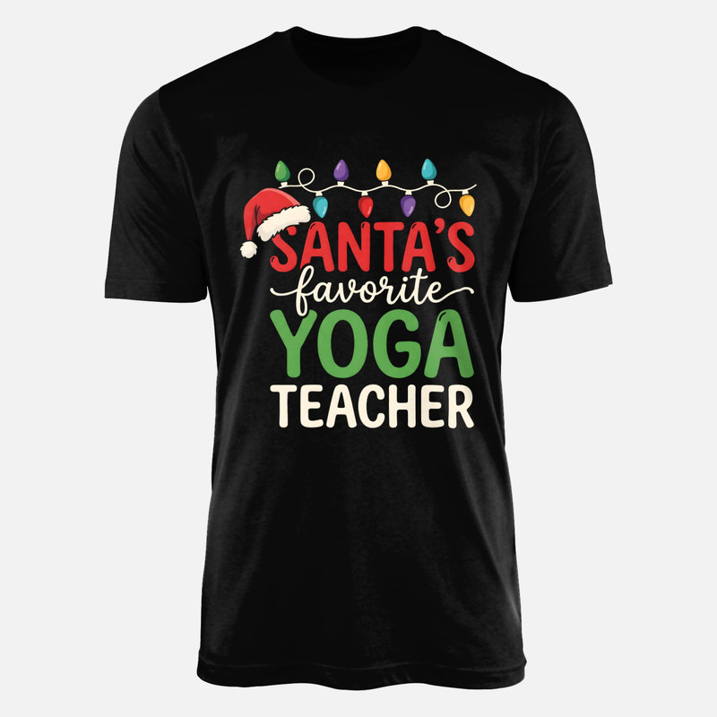 Magliette: Insegnante di yoga preferito di Babbo Natale