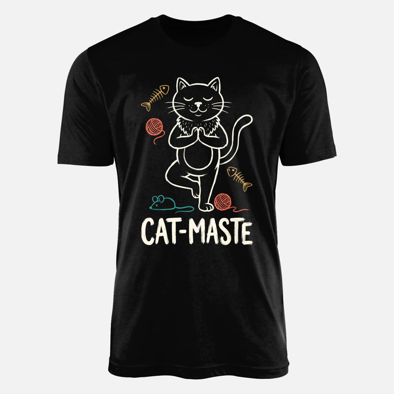 Magliette: Gatto yoga Catmaste