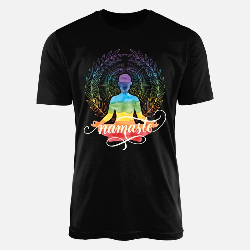 Magliette: Posizione di loto chakra namaste