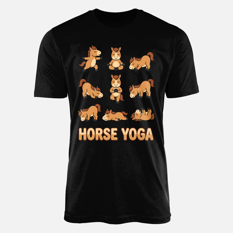 Magliette: Cavalli che fanno yoga