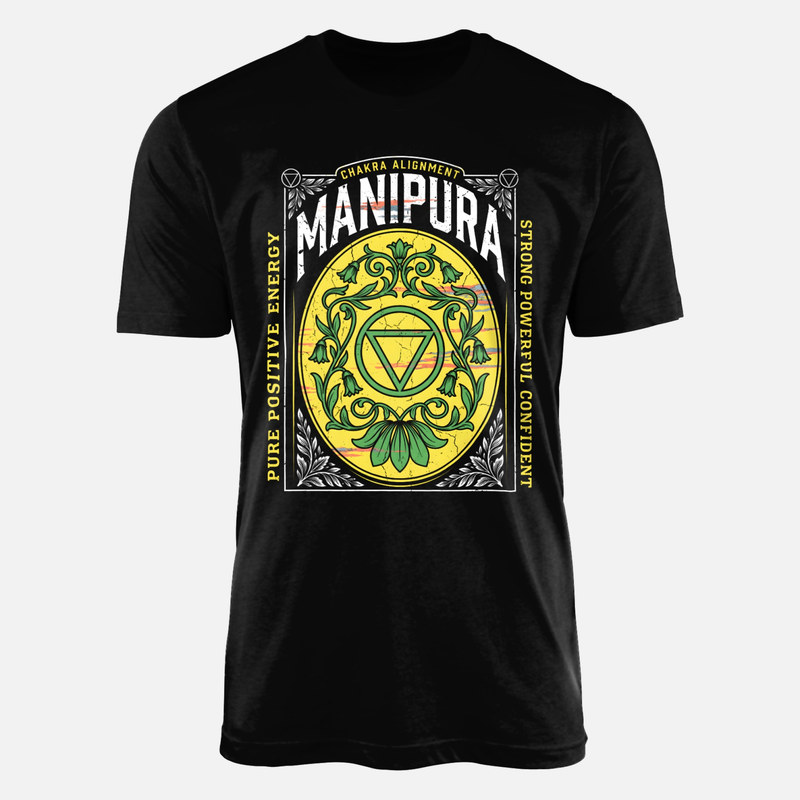 Magliette: Chakra manipura floreale
