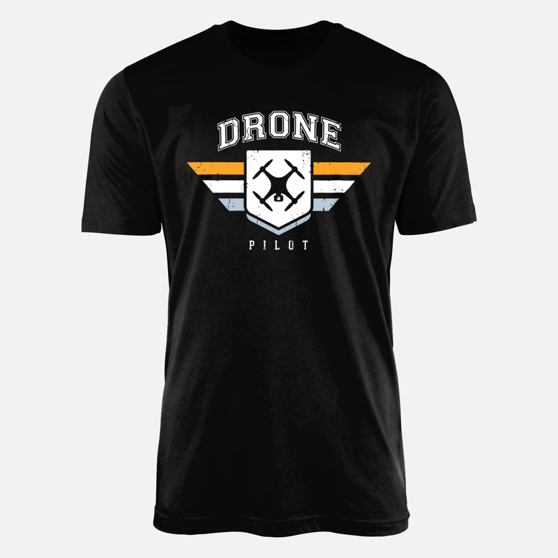Magliette: Pilota di droni emblema vintage
