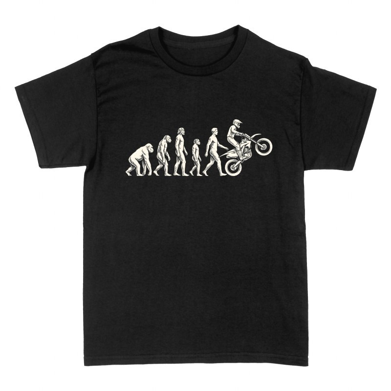 Magliette: Evoluzione umana del motocross