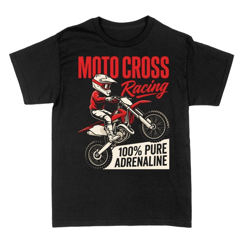 Magliette: Salto motocross pura adrenalina