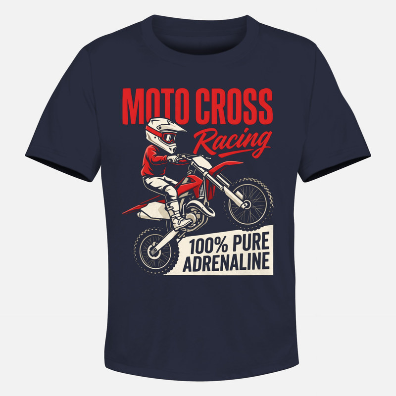 Magliette: Salto motocross pura adrenalina