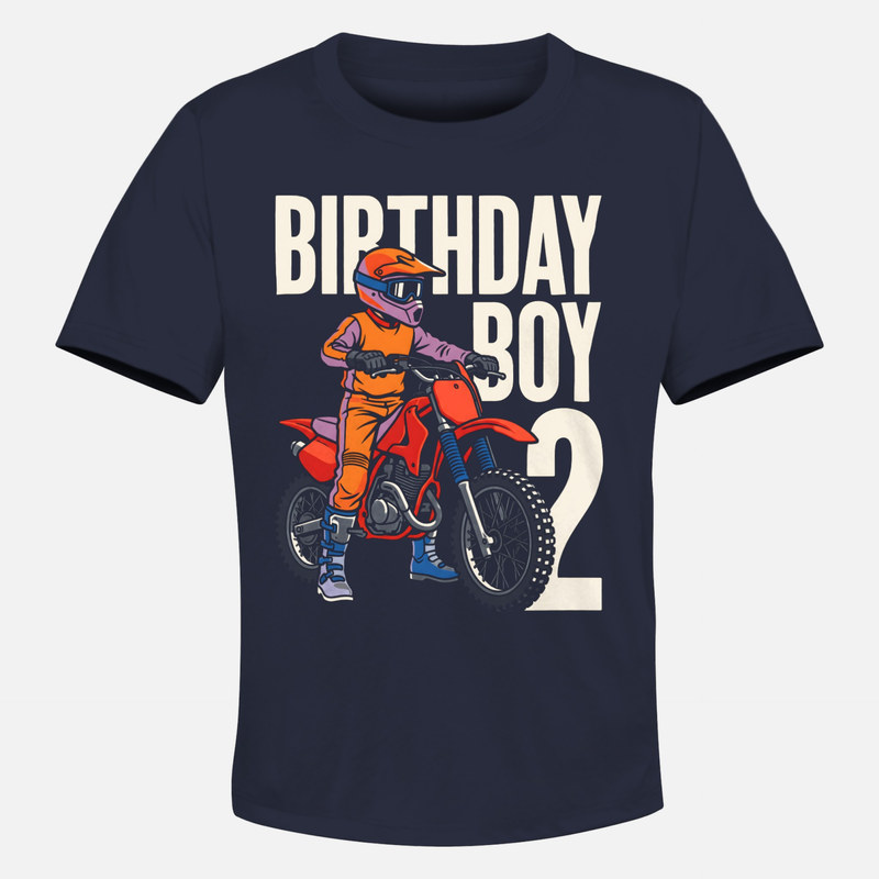 Magliette: Motocross compleanno 2 anni bimbo
