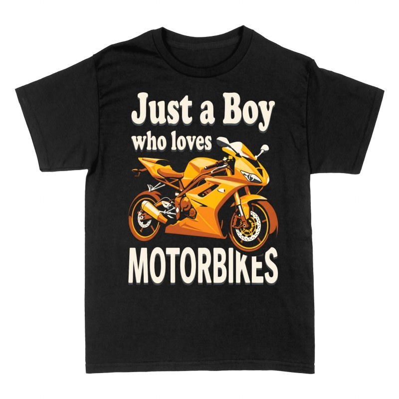 Magliette: Ragazzo che ama le moto sportive