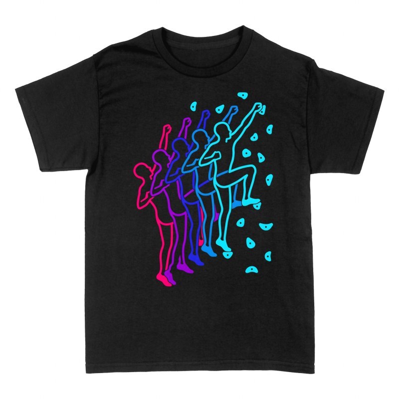 Magliette: Sequenza climber neon